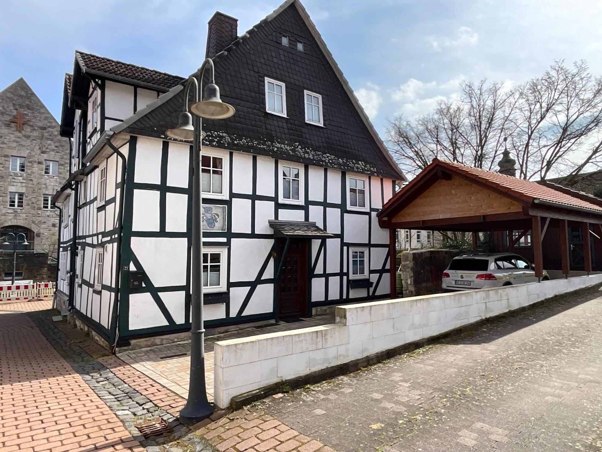 Вилла Urig, Gemuetliches Fachwerkhaus Корбах Экстерьер фото
